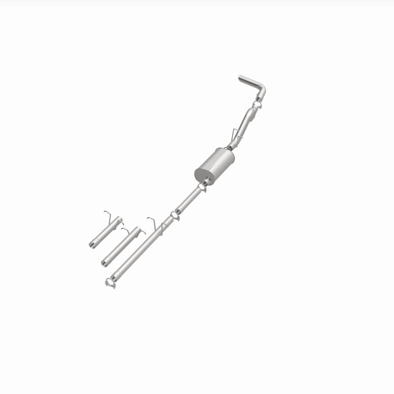 BRExhaust 106-0028 direct-fit exhaust kit, opposite front three-quarter view of the turntable spin