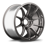 Gunmetal finish aluminum wheel with ten-spoke design and 5-bolt mounting pattern on clean white background - APEX Wheels wheel for 18x10 ET25 5x120 - Anthracite
