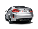Akrapovic BMW X5M (F85) Rear Carbon Fiber Diffuser - Matte DI-BM/CA/2 for BMW X5 M F85 2015-2018, detail view