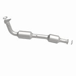 MagnaFlow 5481626 carb direct-fit catalytic converter, side view of the turntable spin