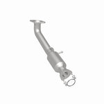 MagnaFlow 5592529 carb direct-fit catalytic converter, rear three-quarter view of the turntable spin