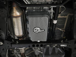 aFe 20-26 GM Trucks L6 3.0L Transmission Pan - Black w/ Machined Fins