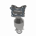 MagnaFlow 5582781 carb manifold converter, opposite side view of the turntable spin
