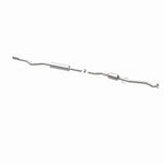 MagnaFlow 52440 oem grade direct-fit catalytic converter, opposite rear three-quarter view of the turntable spin