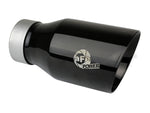 aFe MACH Force-Xp Universal Exhaust Tip 3 IN Inlet x 4-1/2 IN Outlet x 9 IN L- Black Tip