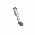 MagnaFlow 21-121 oem grade direct-fit catalytic converter, opposite side view of the turntable spin