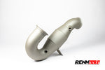 RennTech M256 downpipe from above with the outlet flange - Downpipes for the 2025-2026 CLE 53 AMG