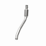 MagnaFlow 5551718 carb direct-fit catalytic converter, opposite rear three-quarter view of the turntable spin