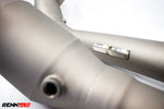 SL 63 downpipe sensor bung detail - Downpipes for the 2013-2020 SL 63 AMG