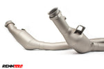SL 63 downpipe inlet section close up - Downpipes for the 2013-2020 SL 63 AMG