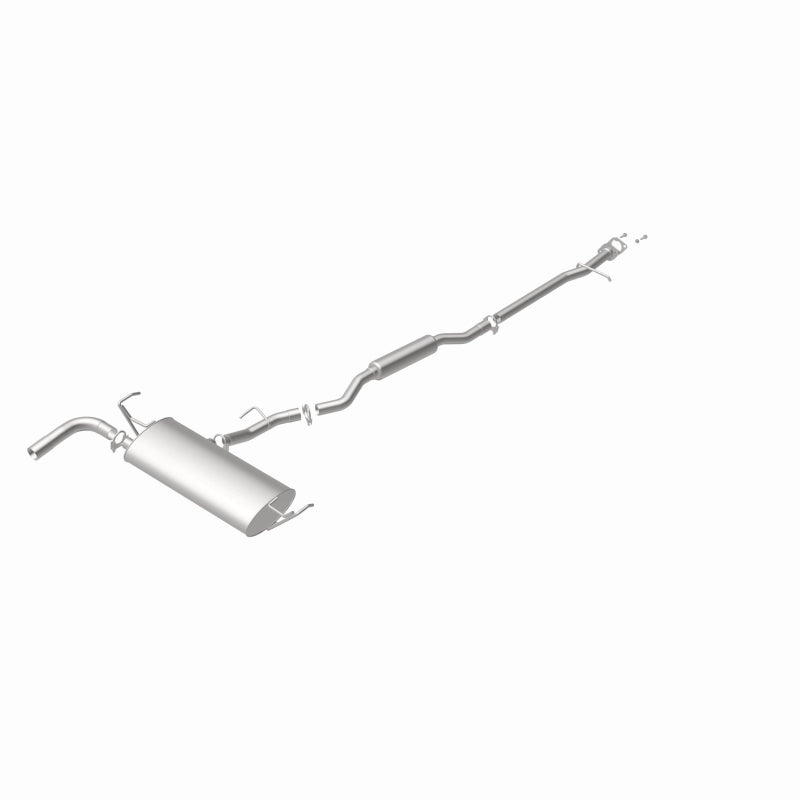 BRExhaust 106-0243 direct-fit exhaust kit, rear view of the turntable spin