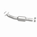 MagnaFlow 5571544 carb direct-fit catalytic converter, side view of the turntable spin