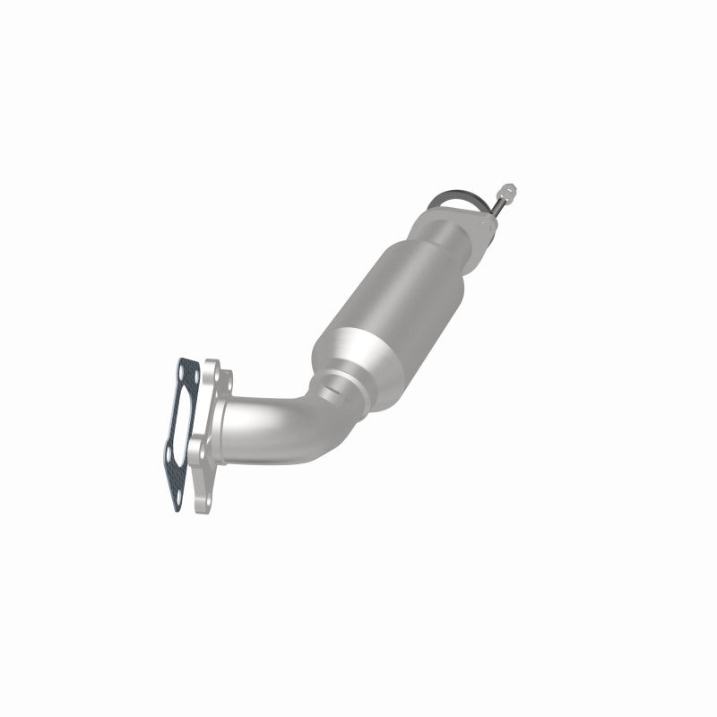 MagnaFlow 551548 carb manifold converter, rear three-quarter view of the turntable spin