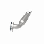MagnaFlow 551548 carb manifold converter, rear three-quarter view of the turntable spin