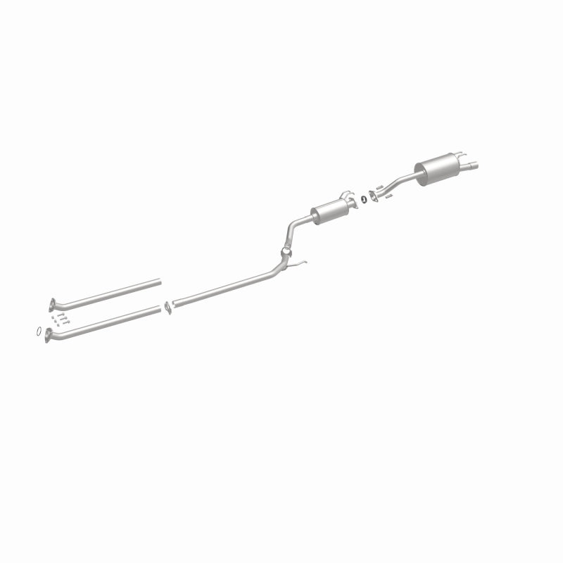BRExhaust 106-0719 direct-fit exhaust kit, front three-quarter view of the turntable spin