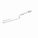 BRExhaust 106-0719 direct-fit exhaust kit, front three-quarter view of the turntable spin