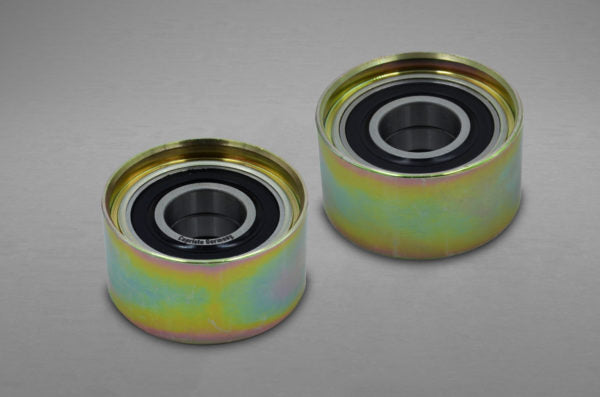 close view of Capristo Tensioner Bearings for Ferrari with white background