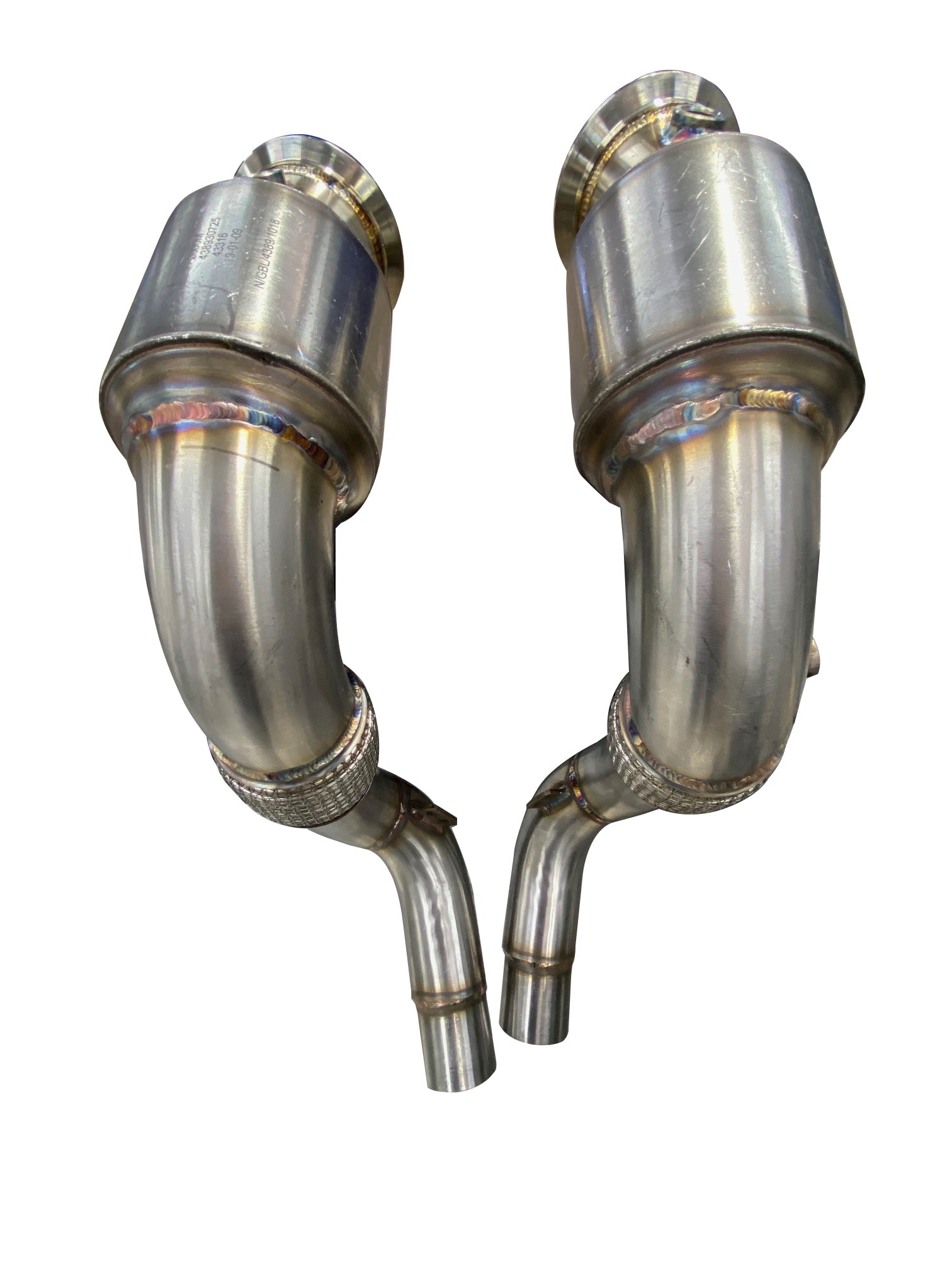 Active Autowerke AFlow Catted Downpipes for BMW G-Chassis N63B X5 X6 X7 M550i 2019+ close-up