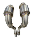 Active Autowerke AFlow Catted Downpipes for BMW G-Chassis N63B X5 X6 X7 M550i 2019+ close-up