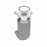 MagnaFlow 551889 carb direct-fit catalytic converter, opposite side view of the turntable spin