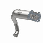 MagnaFlow 21-951 oem grade direct-fit catalytic converter, front three-quarter view of the turntable spin