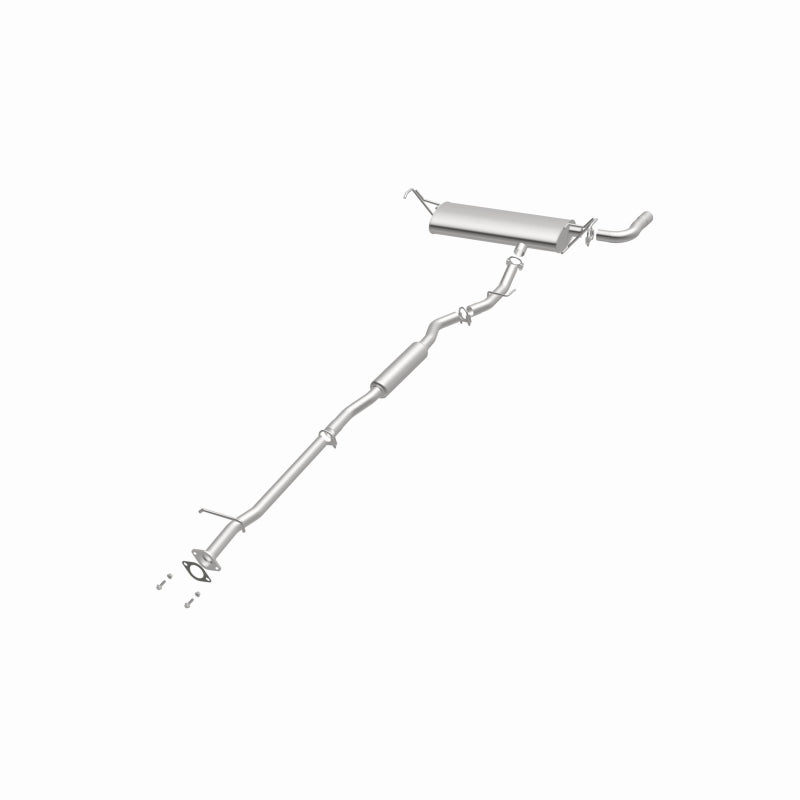 BRExhaust 106-0243 direct-fit exhaust kit, opposite front three-quarter view of the turntable spin