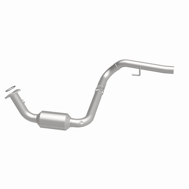 MagnaFlow 5451418 carb direct-fit catalytic converter, side view of the turntable spin