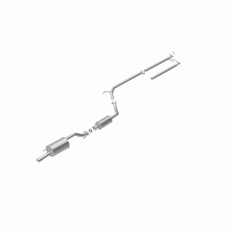 BRExhaust 106-0719 direct-fit exhaust kit, rear view of the turntable spin