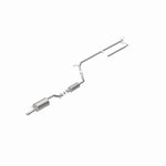 BRExhaust 106-0719 direct-fit exhaust kit, rear view of the turntable spin