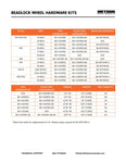 Method Beadlock Hardware Kit - 5/16-18x1in - 24 Pieces - Black
