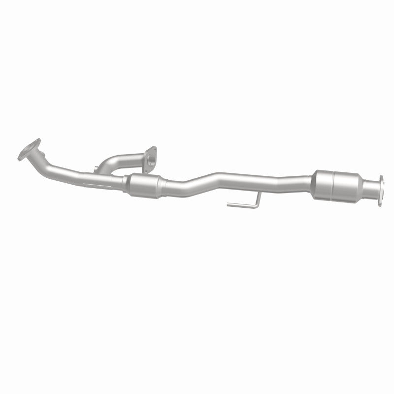 MagnaFlow 5571754 carb direct-fit catalytic converter, side view of the turntable spin