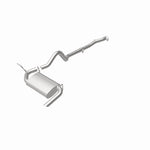 BRExhaust 106-0947 direct-fit exhaust kit, rear view of the turntable spin