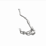 MagnaFlow 23-184 oem grade manifold converter, opposite side view of the turntable spin