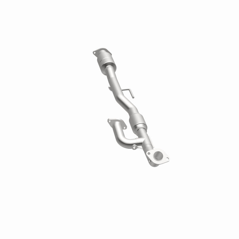 MagnaFlow 5571754 carb direct-fit catalytic converter, opposite side view of the turntable spin