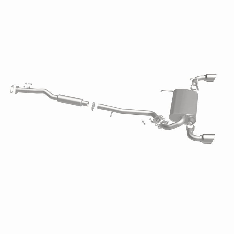 BRExhaust 106-0173 direct-fit exhaust kit, side view of the turntable spin