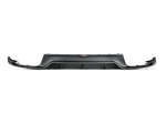 Akrapovic Porsche 911 Turbo/Turbo S (991) Rear Carbon Fiber Diffuser - Matte DI-PO/CA/2 for Porsche 911 Turbo/Turbo S 991 2014-2016, angled view
