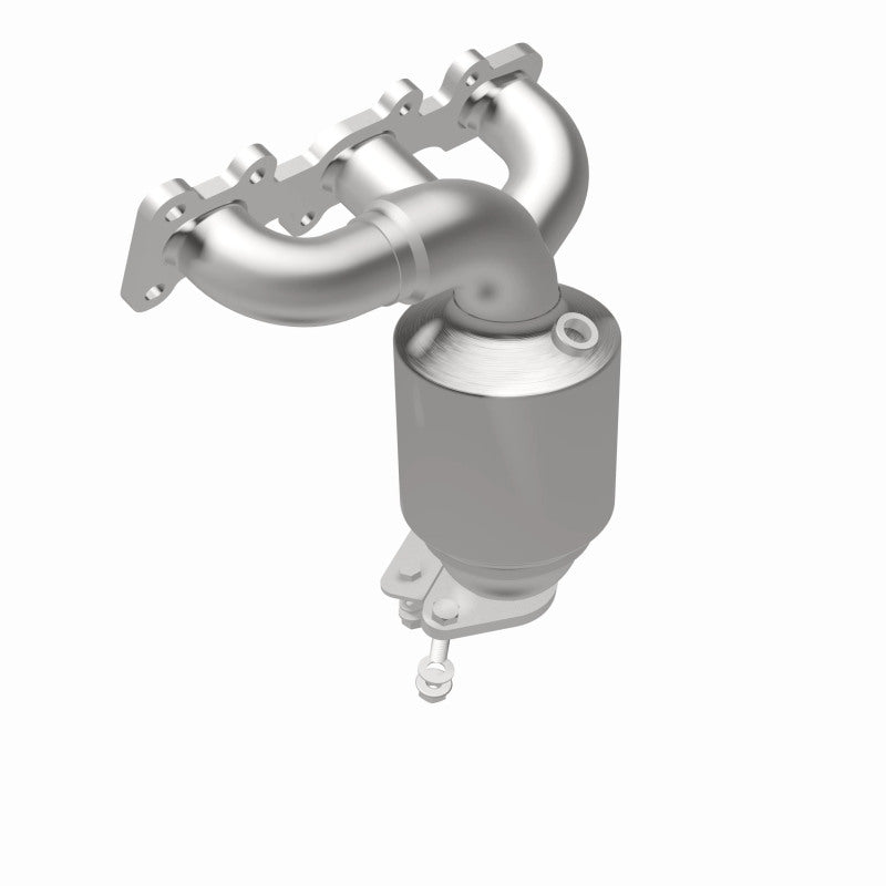 MagnaFlow 5451218 carb manifold converter, rear view of the turntable spin