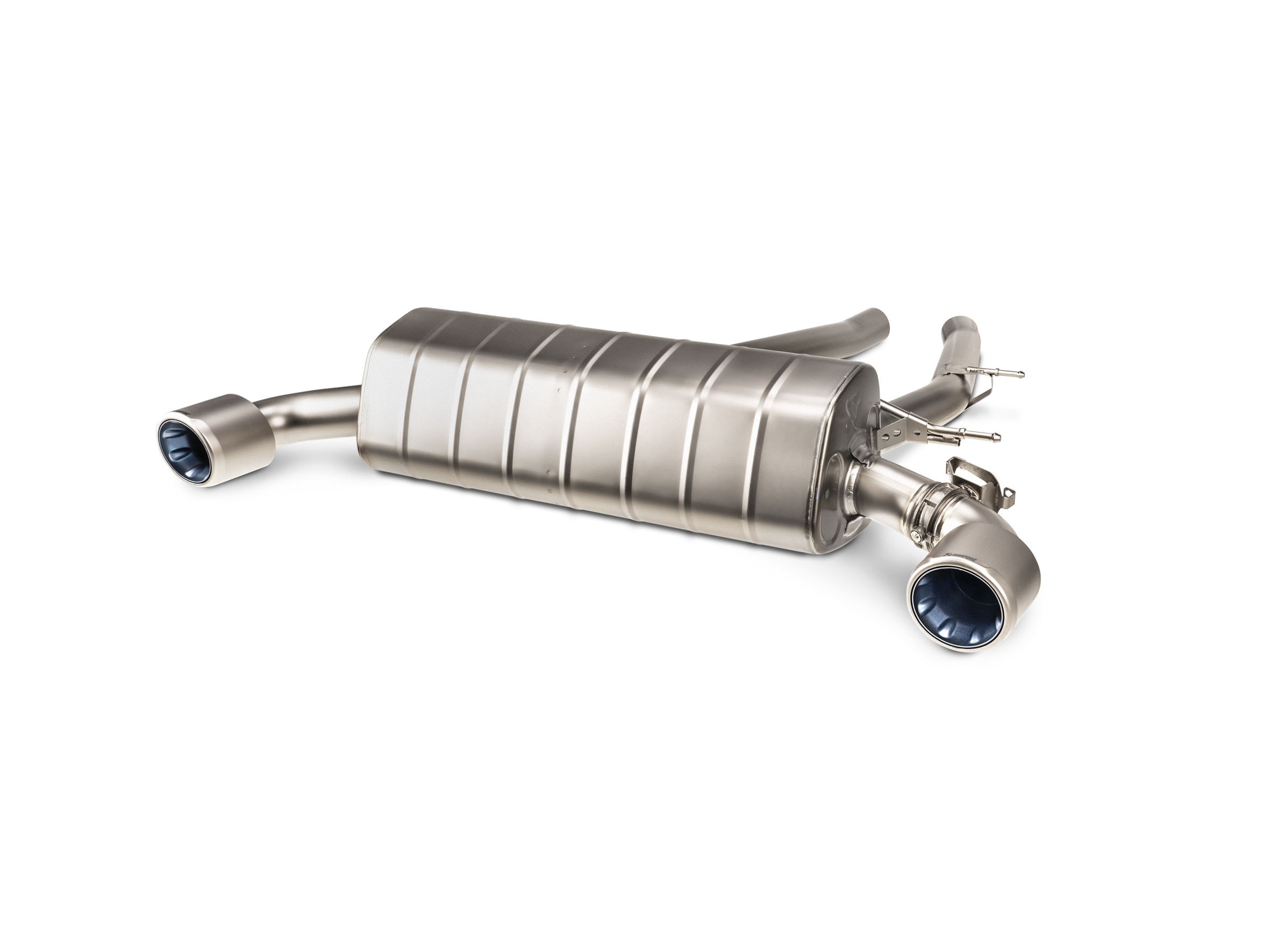 Akrapovic Toyota Supra (A90) Slip-On Line (Titanium) S-TY/T/1H for Toyota GR Supra A90 2020-2027, side view