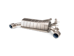 Akrapovic Toyota Supra (A90) Slip-On Line (Titanium) S-TY/T/1H for Toyota GR Supra A90 2020-2027, side view