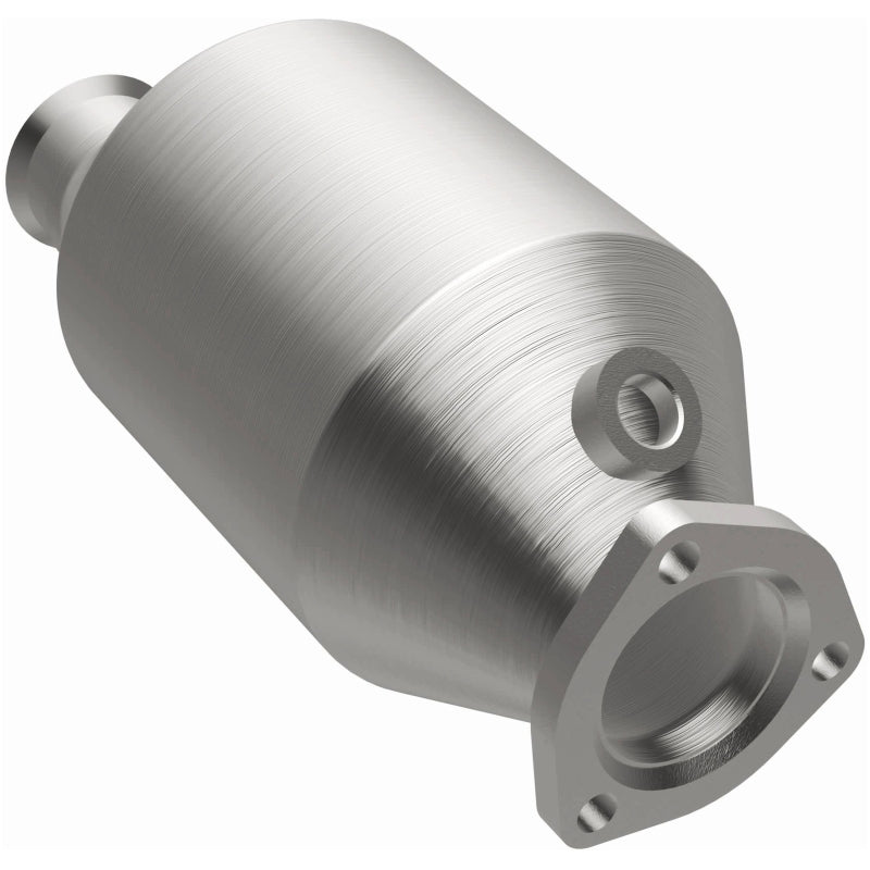 Unmounted close view of the three-bolt inlet flange