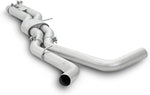 Remus Audi RS6 Avant Tiptronic C8 4K 4.0L Sport Exhaust, front section pipe with crossover, close-up