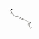 MagnaFlow 19680 speq series cat-back exhaust, rear view of the turntable spin