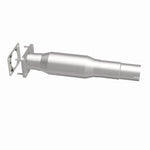 MagnaFlow 4561070 carb direct-fit catalytic converter, side view of the turntable spin