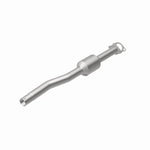 MagnaFlow 5592804 carb direct-fit catalytic converter, rear view of the turntable spin