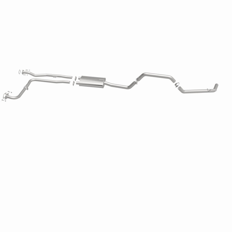 BRExhaust 106-0296 direct-fit exhaust kit, side view of the turntable spin