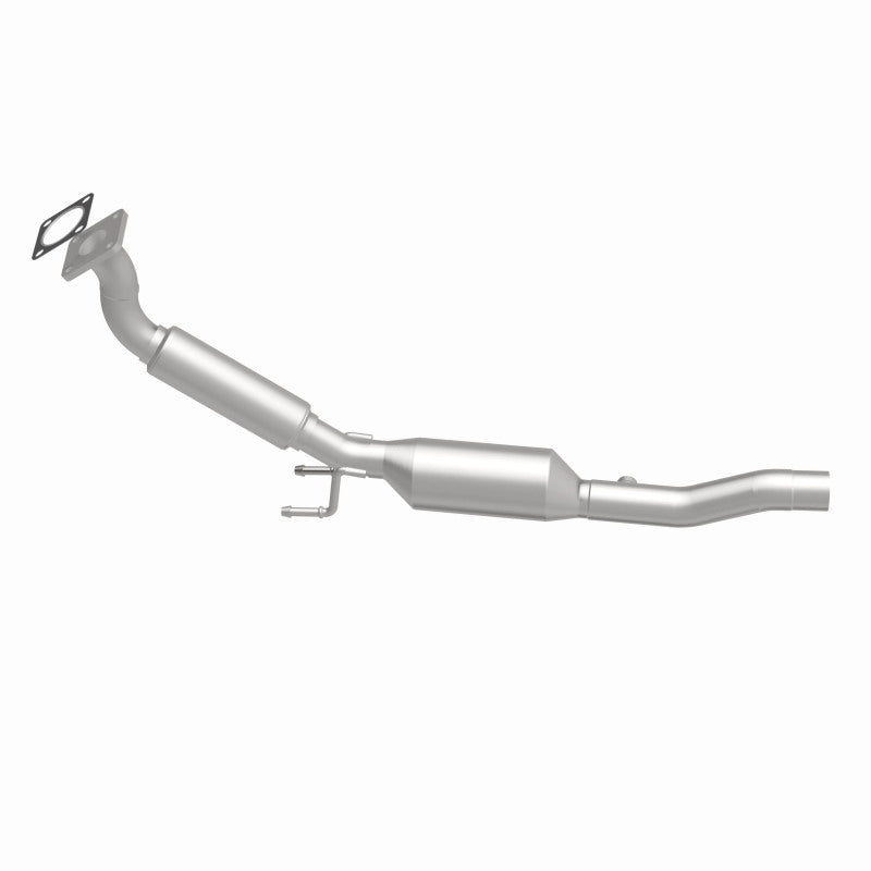 MagnaFlow 5461526 carb direct-fit catalytic converter, side view of the turntable spin