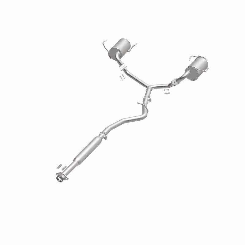 BRExhaust 106-0918 direct-fit exhaust kit, opposite front three-quarter view of the turntable spin