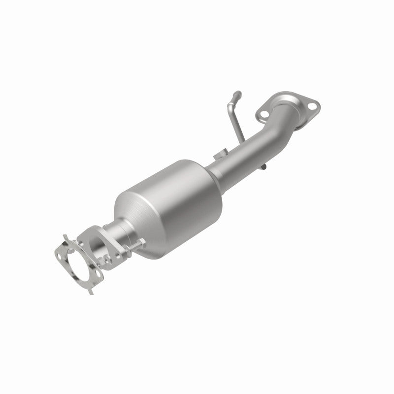 MagnaFlow 52690 oem grade direct-fit catalytic converter, rear view of the turntable spin