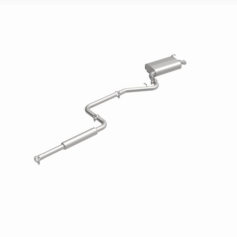 BRExhaust 106-0109 direct-fit exhaust kit, front three-quarter view of the turntable spin