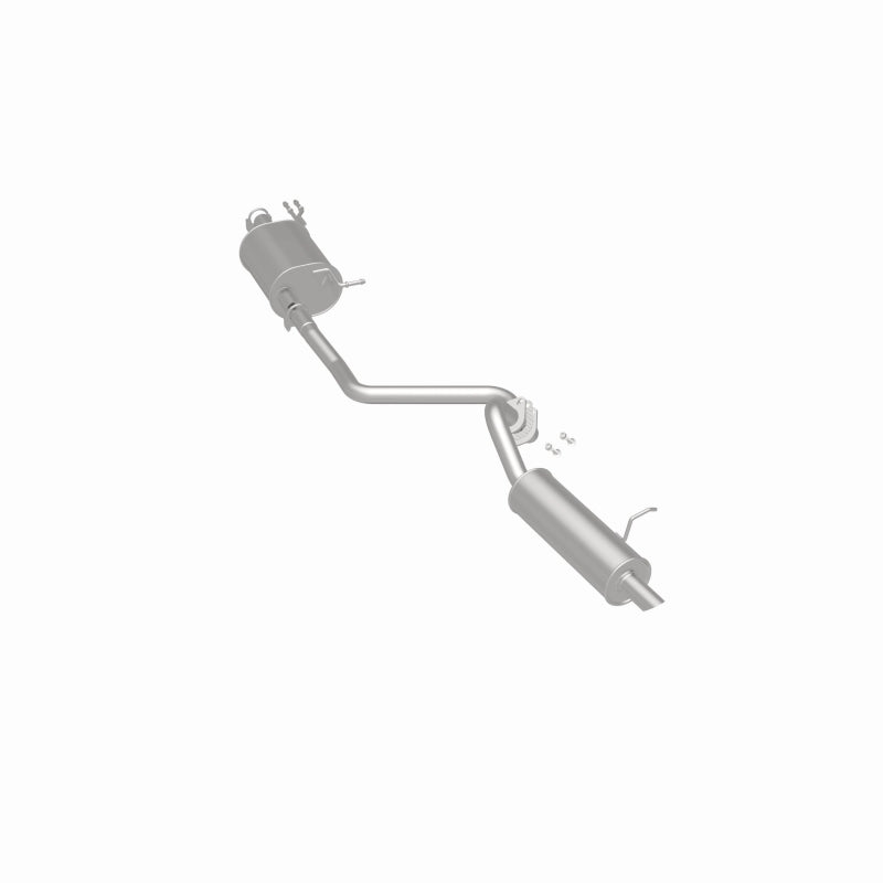 BRExhaust 106-0845 direct-fit exhaust kit, rear three-quarter view of the turntable spin